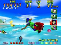 une photo d'Ã©cran de Wave Race 64 sur Nintendo 64